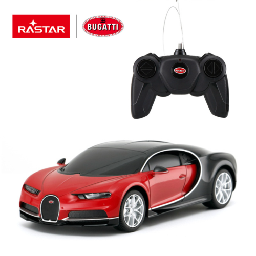 Машина р/у 1:24 Bugatti Chiron Цвет Красный - 0