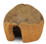 Домик NATURAL для мелких животных из кокоса - Норка - 0