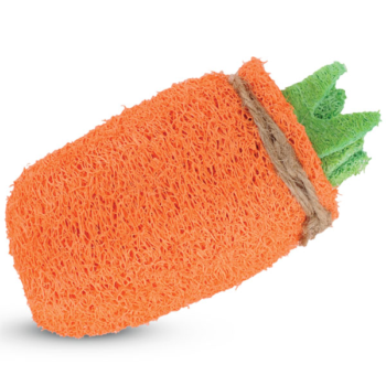 Игрушка NATURAL для мелких животных из люфы - Морковь 12см