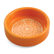 Миска керамическая для мелких животных - Апельсин - 0