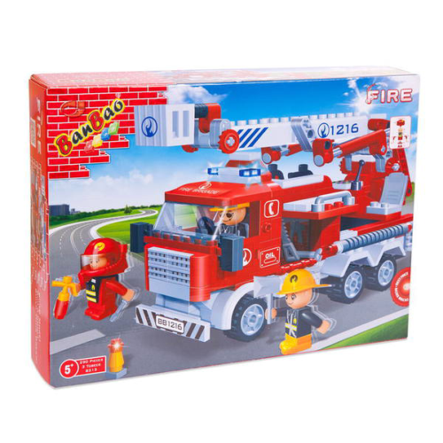 Конструктор "Пожарная машина" 290 деталей Banbao (Банбао) - 0