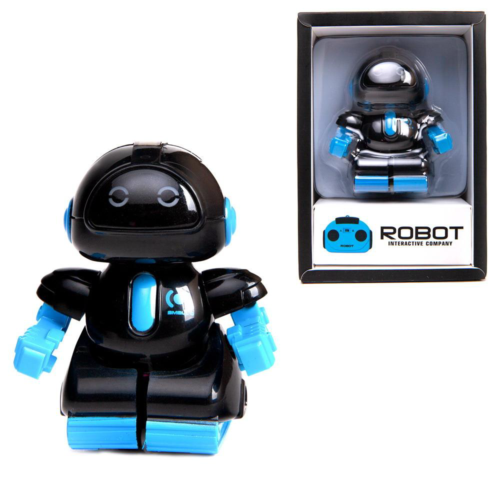 Робот-мини с пультом на ИК-управлении, со световыми эффектами, два цвета в ассортименте, 13,5х9,5х6 см - 0