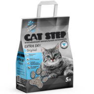 Наполнитель впитывающий минеральный CAT STEP Extra Dry Original - 5 л - 2
