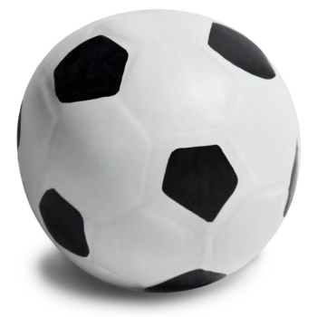 Игрушка для собак из латекса - Мяч футбольный 7см
