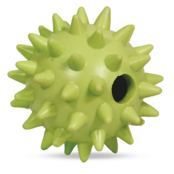 Игрушка для собак из цельнолитой резины - Мяч игольчатый 8,5см
