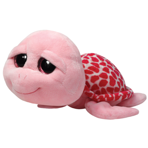 Мягкая игрушка Черепашка Shellby (розовый) Beanie Boo's, 25см - 0