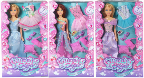 Glimmer & Style fantasy collection. Кукла, в наборе с аксессуарами, 3 вида в ассортименте, 18x5x29.5 см - 0