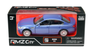 Машина металлическая RMZ City 1:32 BMW M5, инерционная, голубой матовый цвет, 16.5 x 7.5 x 7 см - 0