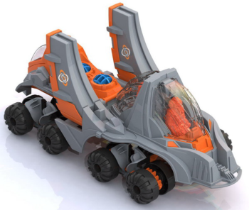 Машина Планетоход "Каллисто" оранжевый 35х15,х15,5 см.