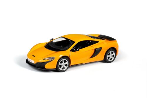 Машина металлическая RMZ City 1:32 McLaren 650S, инерционная, цвет оранжевый - 0