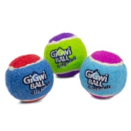 Игрушка для собак - Три мяча с пищалкой (6,3 см) - 0