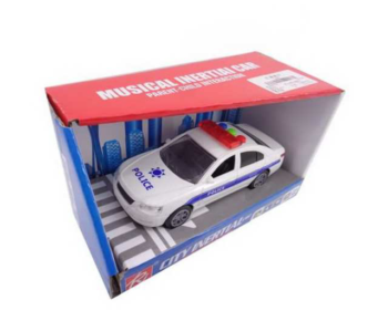 Машинка "Полиция", пластмассовая, со звуковыми и световыми эффектами, 20х10х11,5 см
