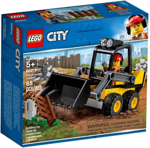 Конструктор LEGO CITY Great Vehicles Строительный погрузчик - 0