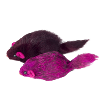 Игрушка для кошек - Мышь цветная (3шт)