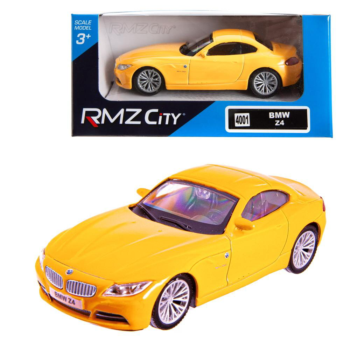 Машина металлическая RMZ City 1:43 BMW Z4 , Цвет Жёлтый