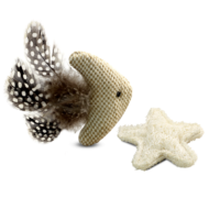 Набор игрушек NATURAL - Рыбка и морская звезда - 0