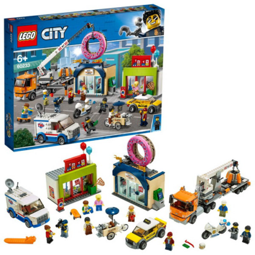 Конструктор LEGO City Town Открытие магазина по продаже пончиков - 0