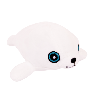 Мягкая игрушка Тюлень белый, 13 см