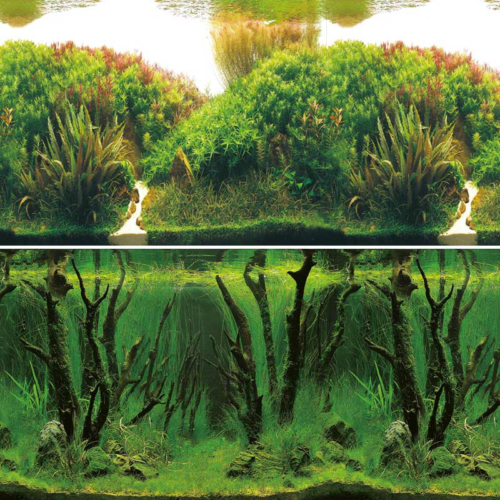 Фон 9084/9085 - Зеленые холмы/Подводный лес (0,3м х 15м) - 0
