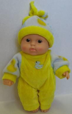 Кукла Карапуз 10, мальчик К, пластмассовая, 20 см - 0