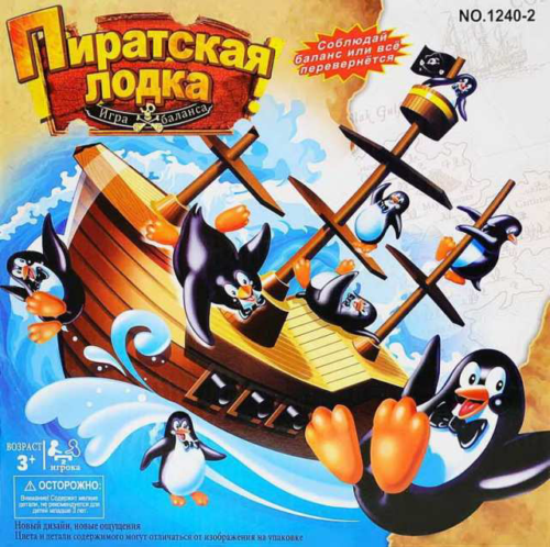 Игра настольная "Пиратская лодка" - 0