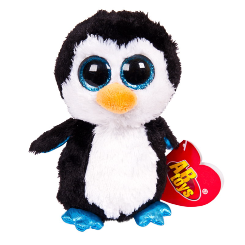 Пингвин черный, 15 см - 0
