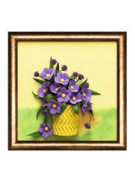 Набор для творчества 3 D картина из фоамирана "Полевые цветы" - 0