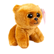 Мягкая игрушка бурый Медвежонок, 14 см - 0