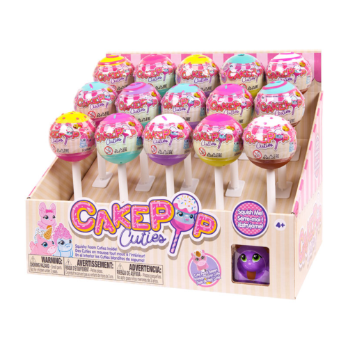 Игрушка в индивидуальной капсуле Cake Pop Cuties, 1 серия, 6 видов в ассортименте, цена за штуку. - 0