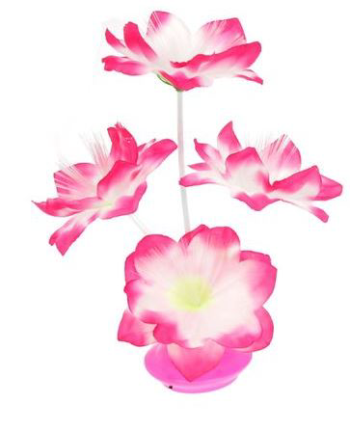 Светильник - Яркие розовые цветы