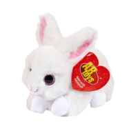 Кролик белый, 15 см игрушка мягкая - 0