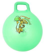 Мяч-попрыгун зеленый с ручкой "Самый ловкий", 55 см. - 0