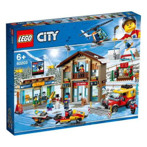 Конструктор LEGO CITY Town Горнолыжный курорт - 0