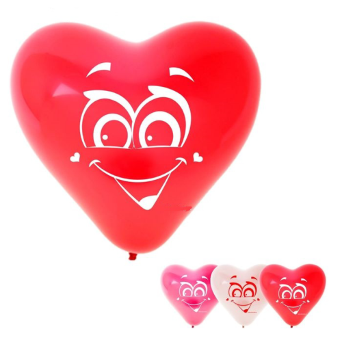 Набор воздушных шаров сердце - С любовью - 0