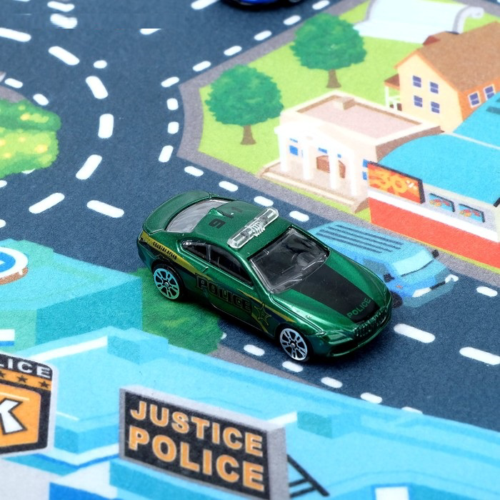 Игровой набор "Городская полиция" с игровым полем и машинками - 2