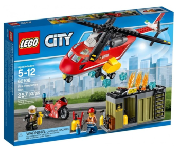 Конструктор LEGO CITY «Пожарная команда быстрого реагирования», 257 элементов