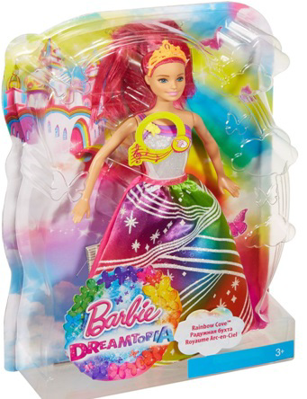 Barbie. Барби Радужная принцесса с волшебными волосами - 0