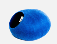 Домик слипер без ушек WoolPetHouse - синий - Размер М - 0
