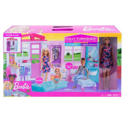 Barbie® Раскладной домик - 0
