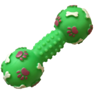 Игрушка для собак - Гантель зеленая 100кг - 0