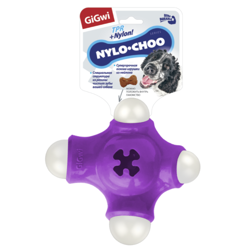 Игрушка для собак - Кость НИЛО-ЧУ квадробон/нейлон,резина - 2