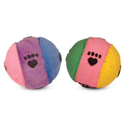 Игрушка для кошек - Мяч-лапки (туба 60шт) - 0