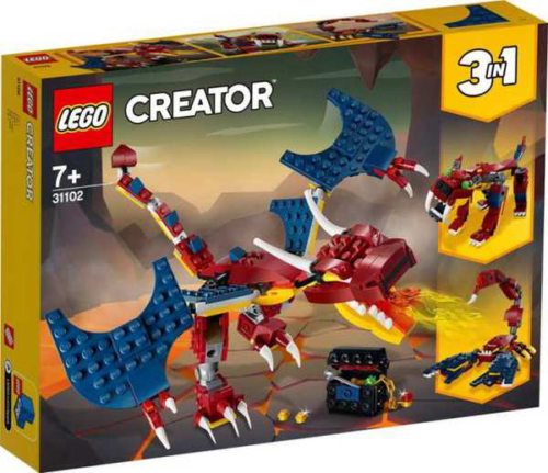 Конструктор LEGO CREATOR Огненный дракон - 0