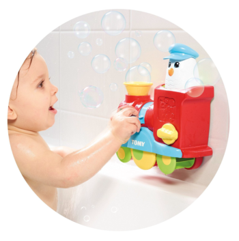 Игрушка для ванны "Весёлый паровозик с мыльными пузырями"