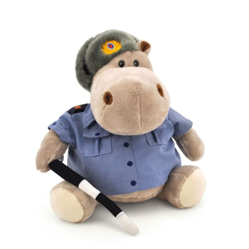 Мягкая игрушка «Бегемот Полицейский» - 0