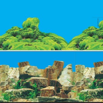 Фон 9023/9064 - Каменное многоцветье/Морской каньон (0,6м х 15м)