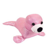 Тюлень розовый, 26 см игрушка мягкая - 0