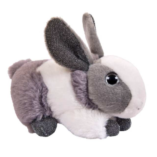 Кролик серый, 15 см игрушка мягкая - 0