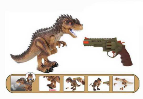 Динозавр в комплекте с пистолетом "Охота на динозавра" на инфракрасном управлении - 0