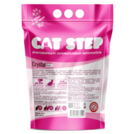 Впитывающий силикагелевый наполнитель CAT STEP Crystal Pink - 3,8 л - 2